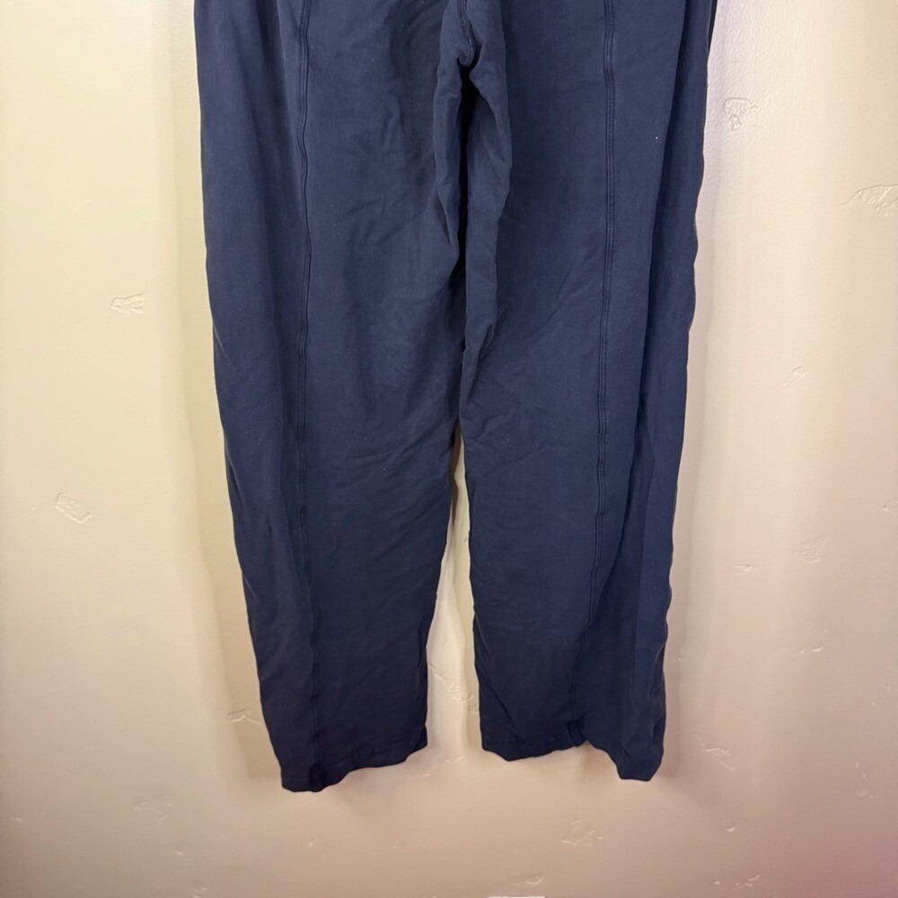 Lululemon RARE‎ Take It Easy High Waisted Black Leggings Size 2 Active Wide Leg - Picture 7 of 10